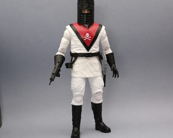 Action Force - Crimson Moon 6 Inch / 1:12 Baron Ironblood Helmet and Uzi Upgrade