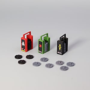 Action Force / GI Joe Minesweeper / Mine Carrier Accessory with Removeable Mines