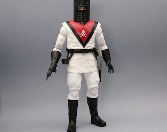Action Force - Crimson Moon 6 Inch / 1:12 Baron Ironblood Helmet and Uzi Upgrade
