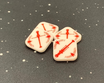 X-wing Acrylic Dual Sided B Wing Tokens