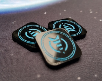 X-wing 2.0 Acrylic Cloak Tokens