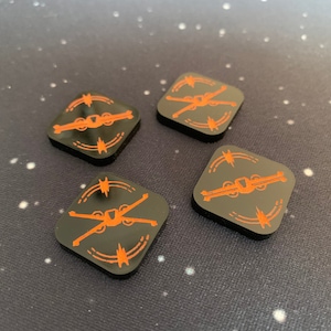 X-wing T-70 Dual Sided S Foil Tokens