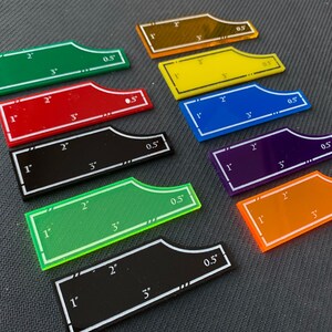 Tabletop Gaming Measurement Movement Gauge Set image 2