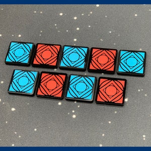 Control Tokens for Shatterpoint SW Double Sided