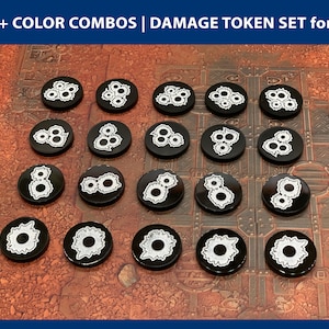 Damage Tokens Acrylic Set for AI