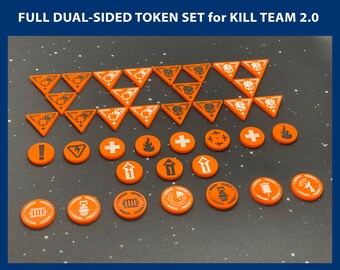 Full Double Sided Token Set for Kill Team - Etsy Full Double Sided Token Set for Kill Team - Etsy