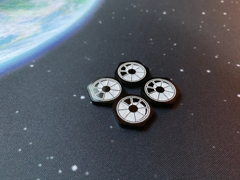 X-wing 2.0 Acrylic Fuse Tokens image 1