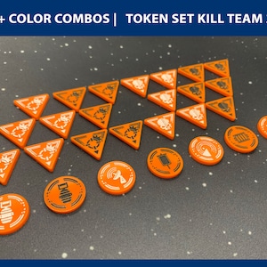 Dubbelzijdige tokenset voor Kill Team