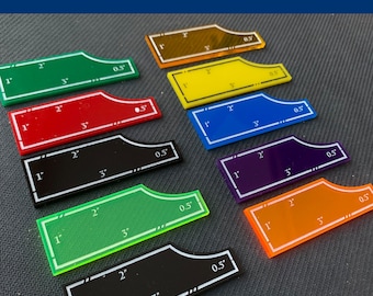 Tabletop Gaming 3" Measurement Movement Gauge