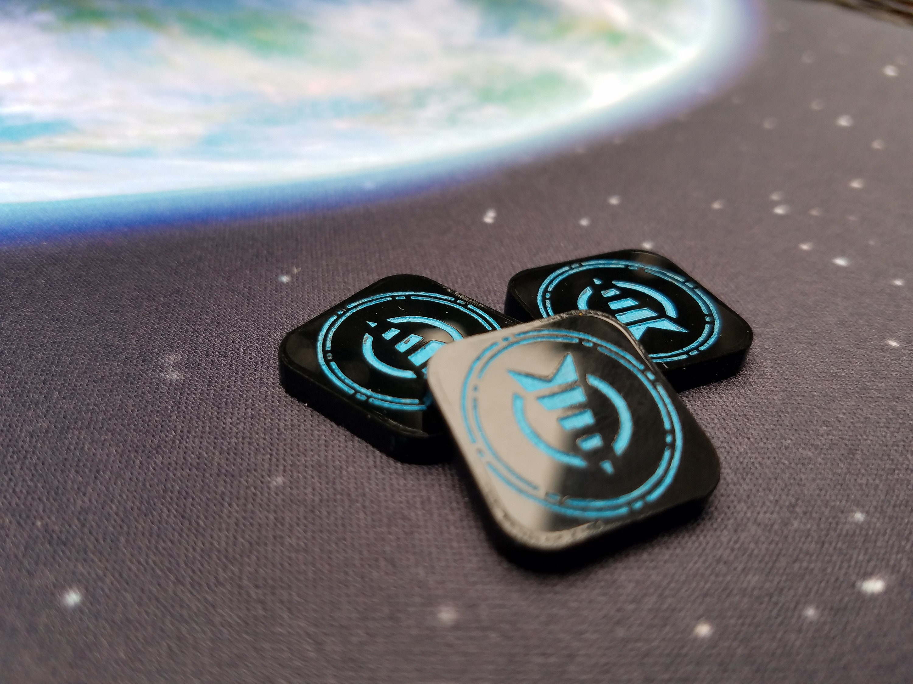 X-wing 2.0 Acrylic Cloak Tokens