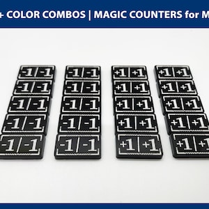 Magic Counters +1/+1 -1/-1 Token Set for MTG