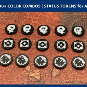 Status Tokens Acrylic Set for AI