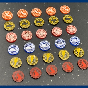 Condition Token Set for Marvel Crisis Protocol