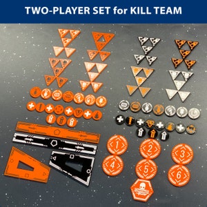 Two-Player Double Sided Token Set for Kill Team