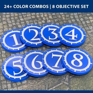 8 Fantasy Themed Objective Markers