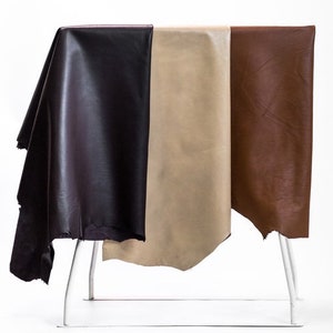 Cuir nappa brun riche pour vêtements, sacs à main et chaussures, cuir d'agneau souple à vendre, bricolage, cuir d'agneau italien, fournisseur de cuir