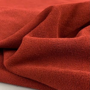 Red Split Suede Leather, Calf skin, Leather supplier, Genuine Italian leather, Leather hides for Crafting, Shoemaking, DIY leather projects