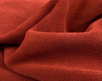 Red Split Suede Leather, Calf skin, Leather supplier, Genuine Italian leather, Leather hides for Crafting, Shoemaking, DIY leather projects