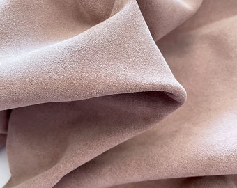 Nude Suede Leather, Split calf suede, Italy Leather hides, Online leather supplier, Leather for shoes, Leather for bags and DIY projects