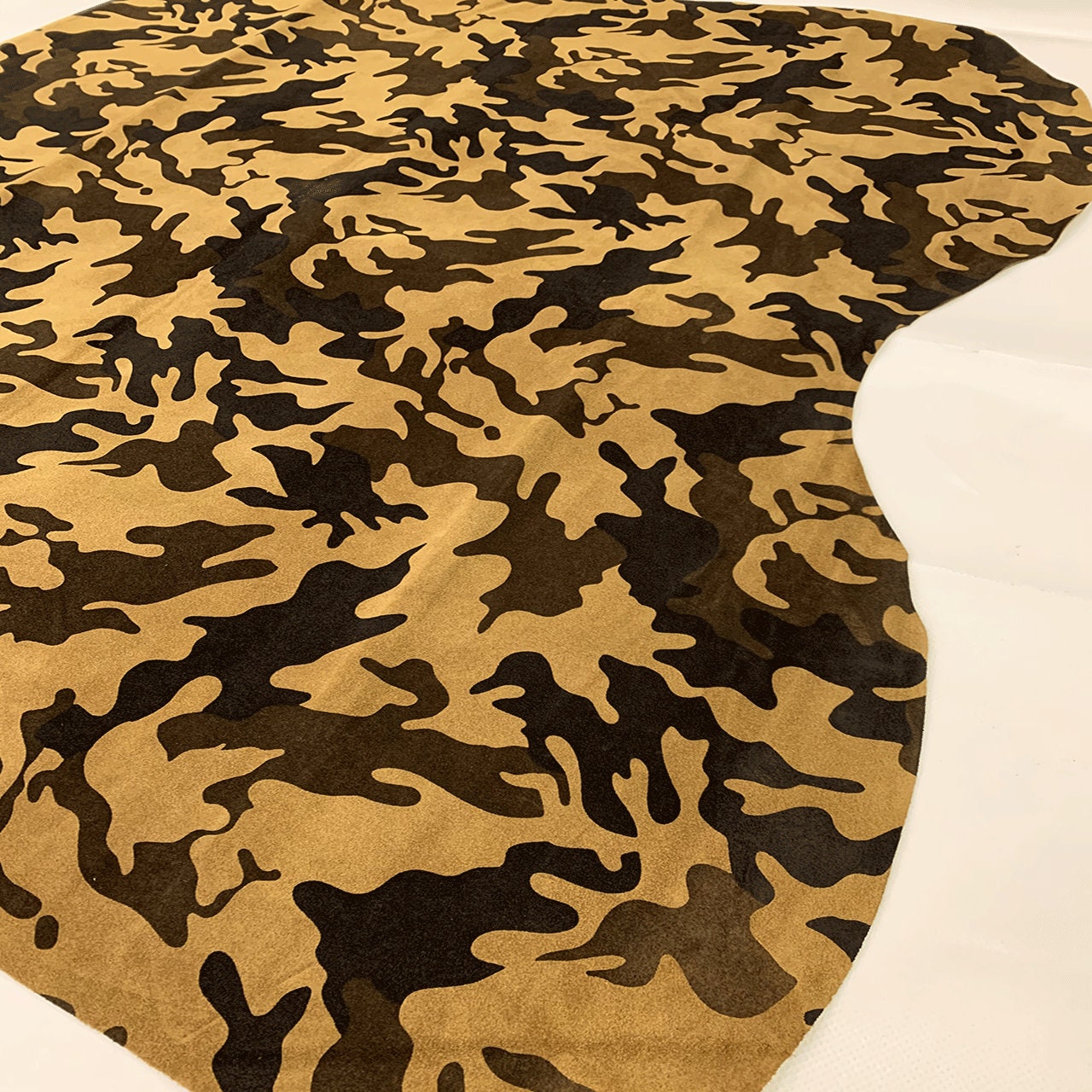 Camel Camouflage Leather Camouflage Print Calf Leather Etsy Canada