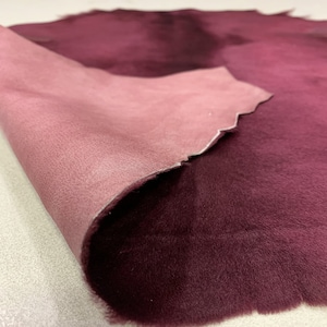 Bordeaux Sheepskin, Sheep Skin leather Hide for clothing, Genuine Italian leather,Mouton Leather, Leather for coats, Leather Rug Supplier