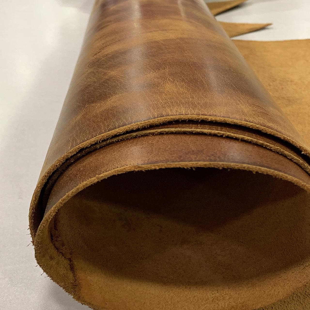 Antiqued Vegetable Tanned leather, Black antiqued Waxed leather hide, Leather supplies, Genuine