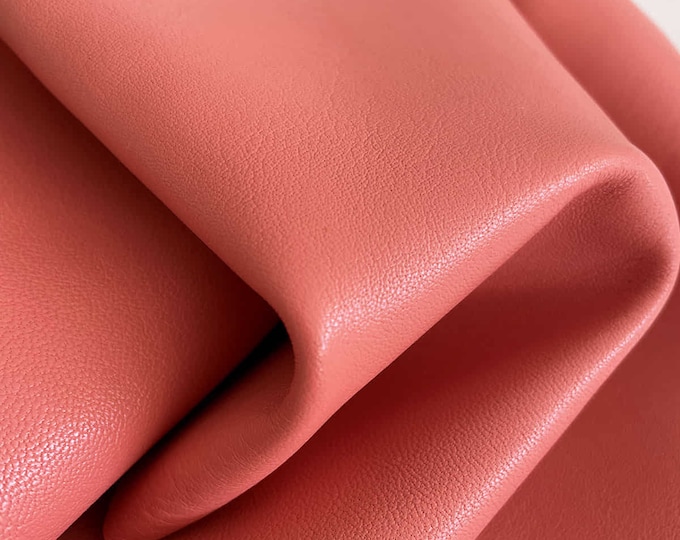 Rose petal Nappa Leather, Leather Hides, Pink pastel Nappa leather, Pastel Rose Lamb Skin, DIY leather, Leather hides for Sale, Soft Leather