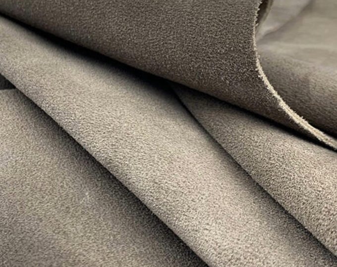 Mocca Split Suede Leather, Calf suede, Italian leather by the yard, Leather supplier, Leather for Upholstery, Smooth leather hides for sale
