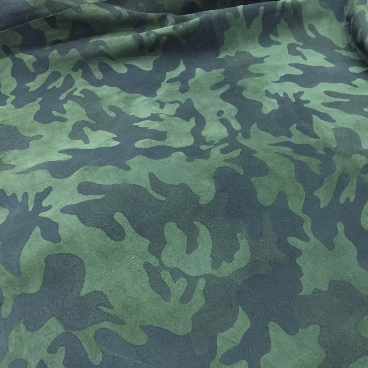 Camouflage Pattern leather Hide, Leather Hides, Suede leather
