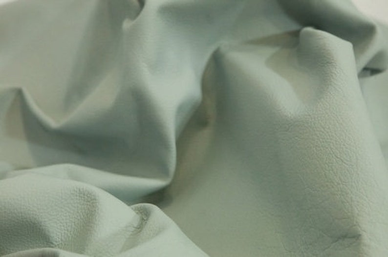Whole Hides Embossed leather Pale Blue Embossed leather Powder Blue Upholstery Embossed leather for Furniture coverings