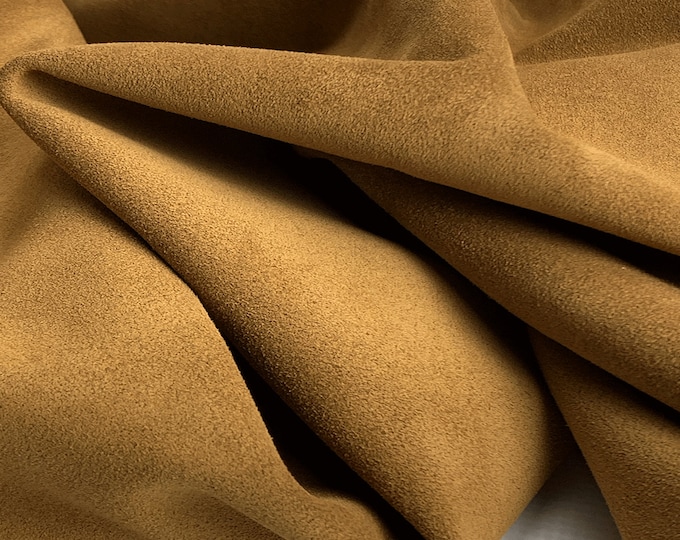 Taba Brown Split Suede Leather, Calf suede, Genuine Leather, Italian leather hides, Leather for shoes, Leather for bags, Leather Upholstery