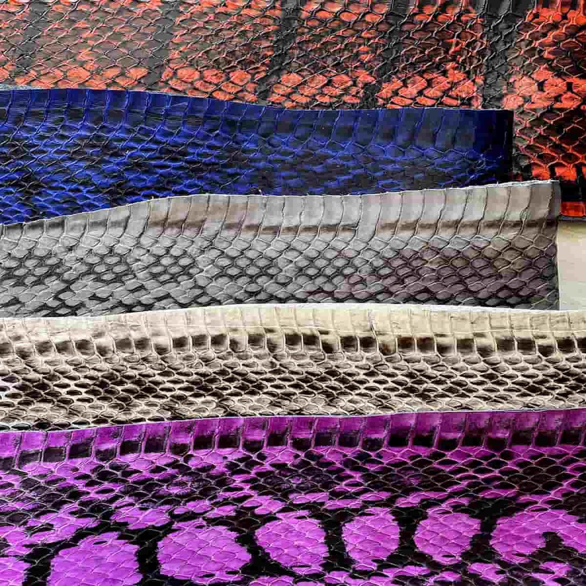 Asuprui Genuine Snakeskin Leather Hide Black Cobra Snake Skin Snake Leather  Splitting Snakeskin with…See more Asuprui Genuine Snakeskin Leather Hide