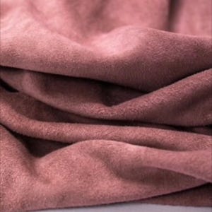 Split Suede Leather, Salmon Pink Soft Suede leather, Soft Italian Suede leather for shoes and bags, Pink Calf Skin, Cowhide leather