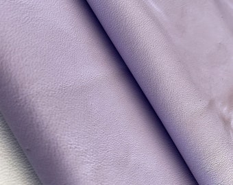 Lilac Napa Leather, Premium Quality Nappa Leather, Soft leather hides for clothing, Leather bag making, Shoemaking, DIY Leather Projects