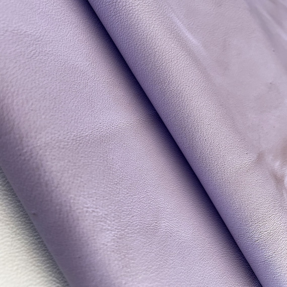 Lilac Napa Leather, Premium Quality Nappa Leather, Soft leather hides for clothing, Leather bag making, Shoemaking, DIY Leather Projects