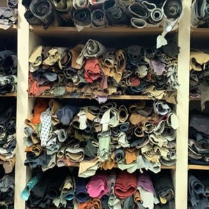 Retales de piel de cabra: Paquetes de piel italiana para patchwork