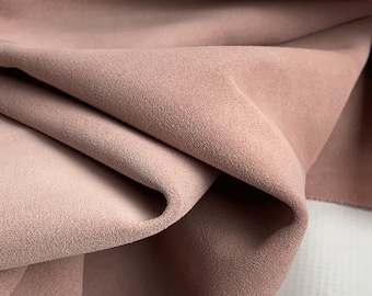 Powder Pink Split Suede Leather, Italian leather, Leather for bags, Leather for shoemaking, Upholstery leather, Premium Leather hides