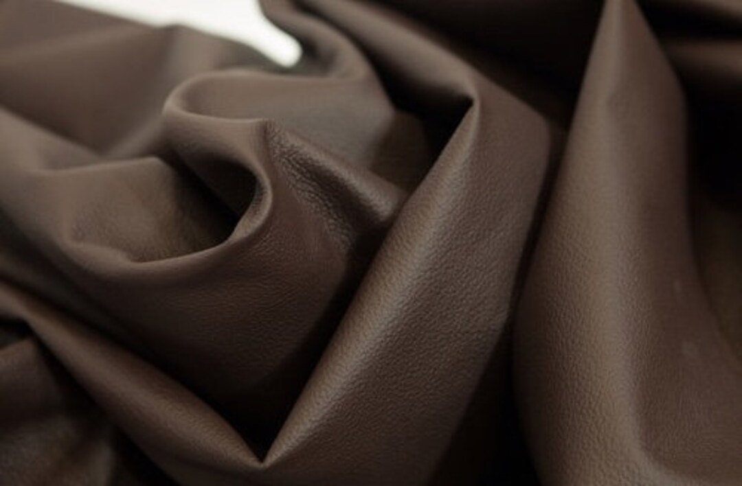 Deep Brown Embossed Leather, Pebble Cowhides for Sale, Upholstery