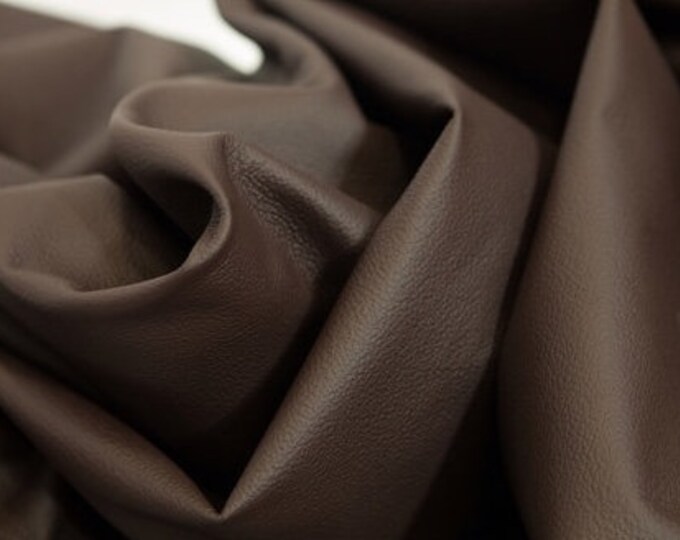 Deep Brown Embossed leather, Pebble Cowhides for sale, Upholstery leather for furniture coverings, DIY Leather projects, Textured leather