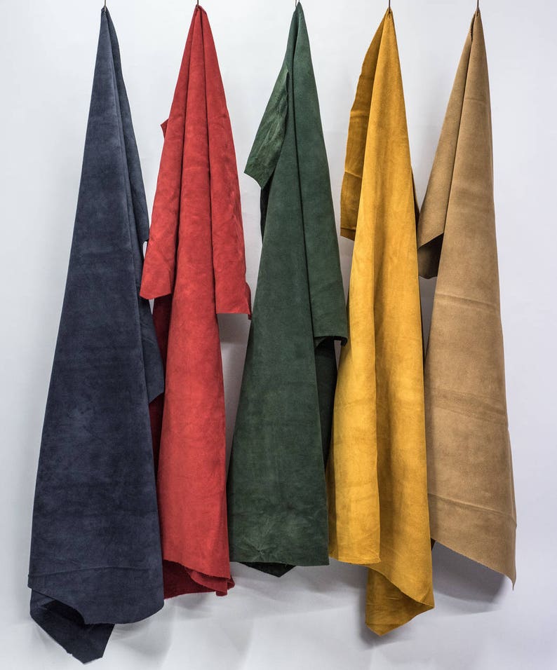 Golden Honey Split Suede split cow leather Cow hide suede leather soft leather for bags and shoes Calf skin suede