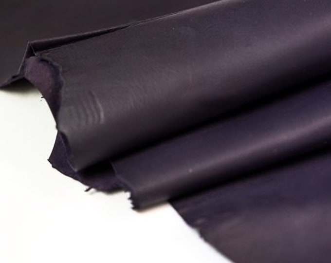 Deep Purple Nappa Leather, Leather for garments, Soft leather, Italian lambskin, genuine leather, Aniline leather, Leather suppliers
