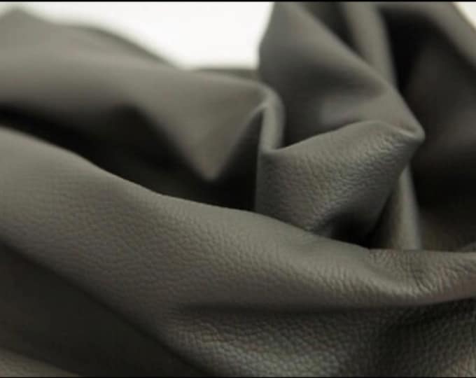 Dark Gray Embossed Upholstery leather, Dollaro Leather skins for furniture coverings, Upholstery leather for couches, DIY leather supplier