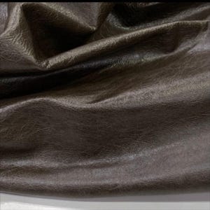 Chestnut Brown Pull Up Leather Hide: Italian Upholstery Leather