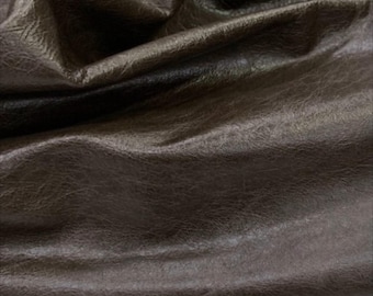 Chestnut Brown Pull up Leather, Upholstery leather, Vintage leather for furniture coverings and restoration, Chesterfield Leather Hides