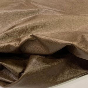 Carnaby Tan Brown Pull Up Leather Hide: Italian Vintage Upholstery