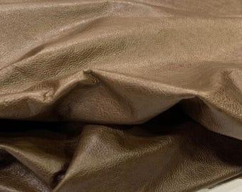 Carnaby Tan Brown Pull up Leather, Vintage Upholstery Leather hide, Leather for furniture restorations, Chesterfield Leather, DIY leather