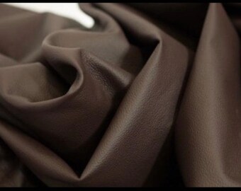 Deep Brown Embossed leather, Pebble Cowhides for sale, Upholstery leather for furniture coverings, DIY Leather projects, Textured leather