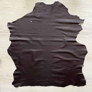 Rich Brown Nappa Lambskin Leather: Italian DIY Hides