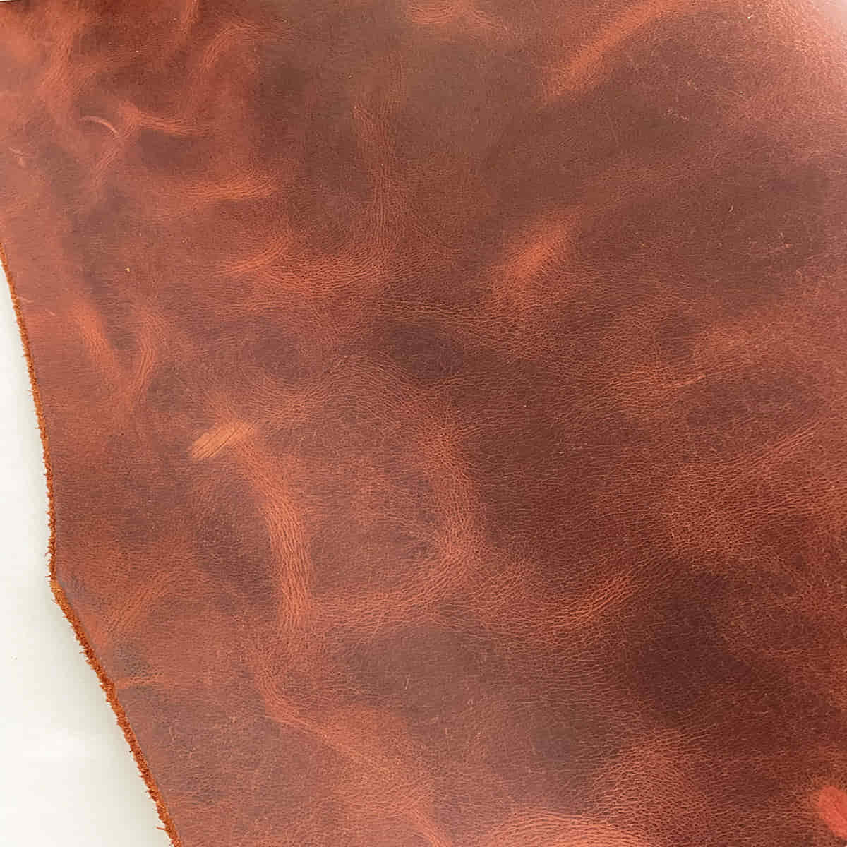 Monument Cognac - Brown Leather Upholstery Fabric 