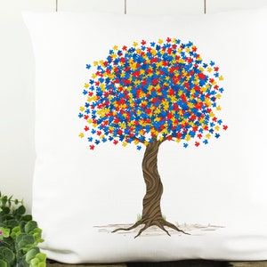Árbol de rompecabezas de autismo - Sublimación/Diseño imprimible / Descarga instantánea / Sublimación / Imprimible / PNG